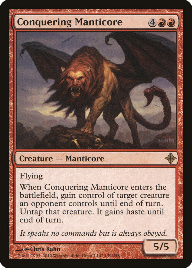 Conquering Manticore [Rise of the Eldrazi] | Rock City Comics