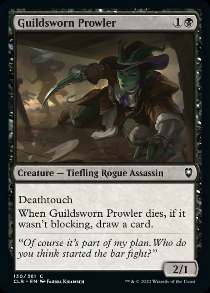 Guildsworn Prowler [Commander Legends: Battle for Baldur's Gate] | Rock City Comics