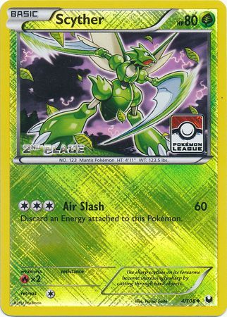 Scyther (4/108) (League Promo 2nd Place) [Black & White: Dark Explorers] | Rock City Comics