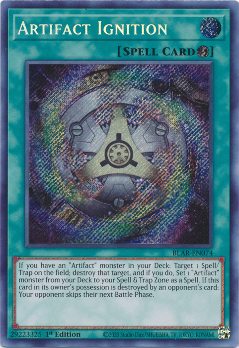 Artifact Ignition [BLAR-EN074] Secret Rare | Rock City Comics