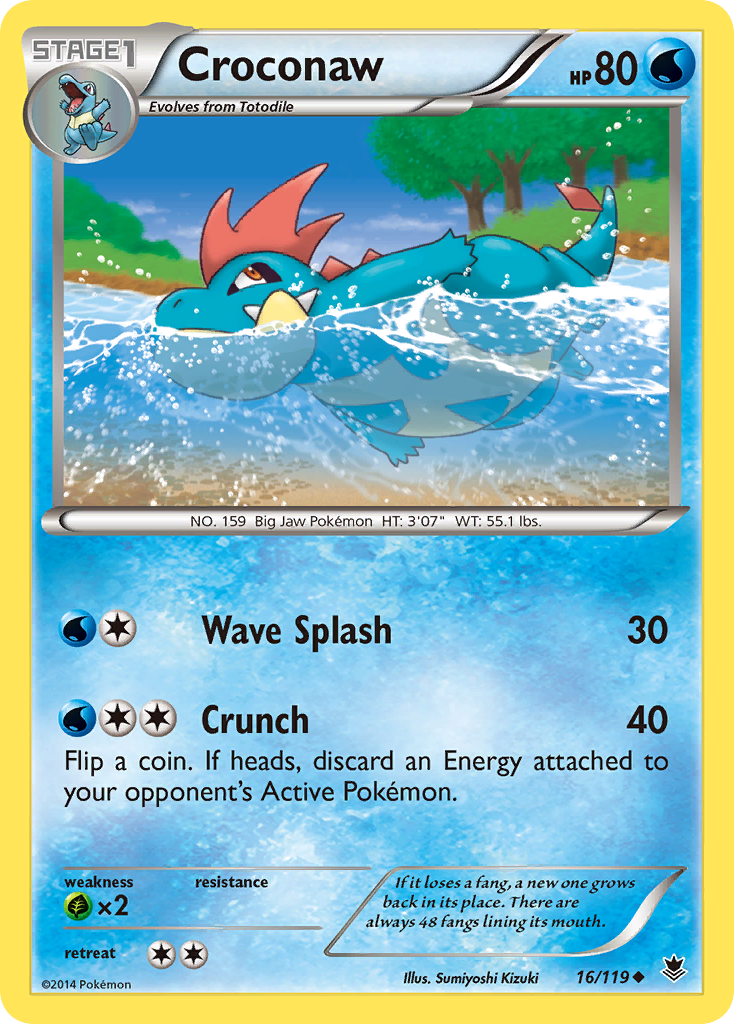 Croconaw (16/119) [XY: Phantom Forces] | Rock City Comics