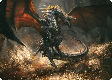 Cavern-Hoard Dragon Art Card [The Lord of the Rings: Tales of Middle-earth Art Series] | Rock City Comics