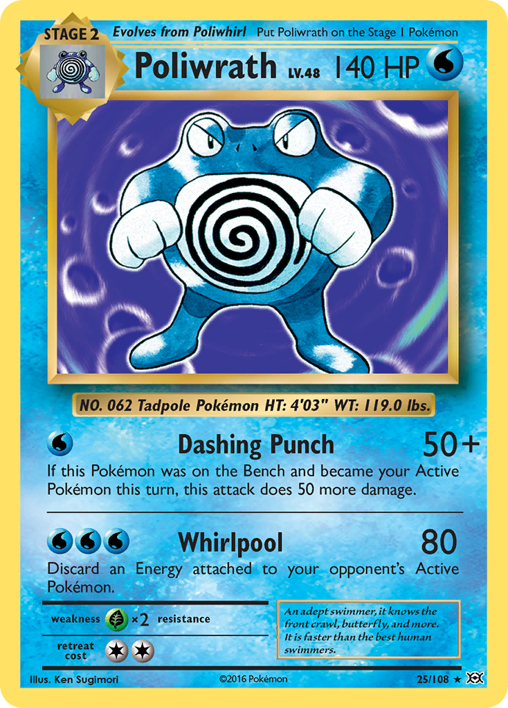 Poliwrath (25/108) [XY: Evolutions] | Rock City Comics