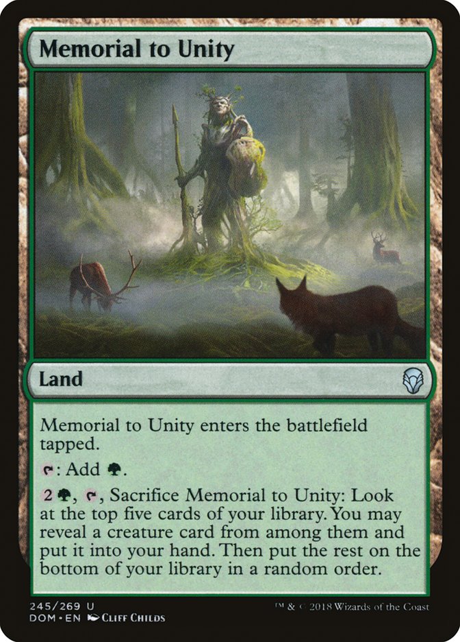 Memorial to Unity [Dominaria] | Rock City Comics
