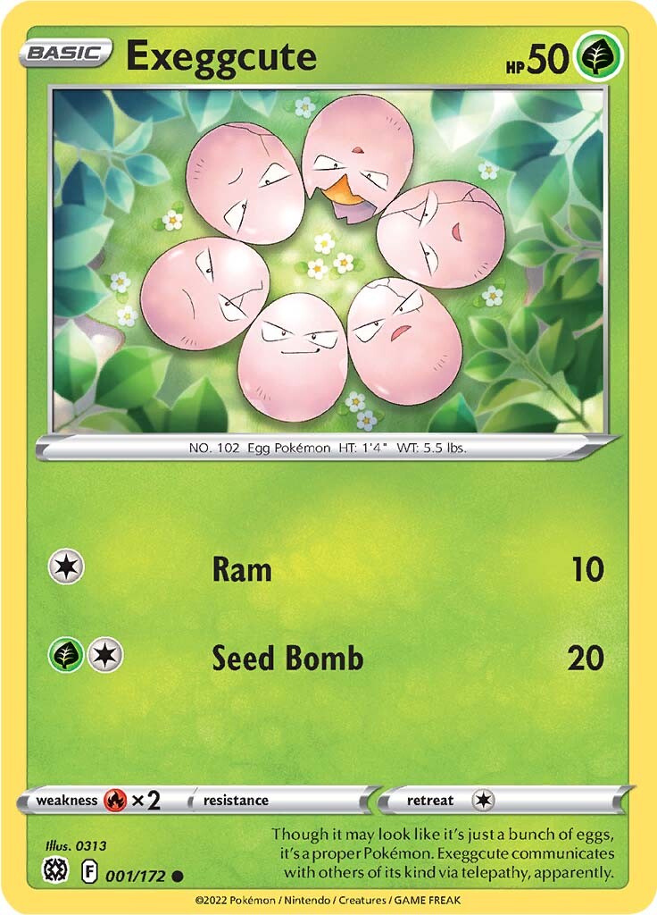 Exeggcute (001/172) [Sword & Shield: Brilliant Stars] | Rock City Comics