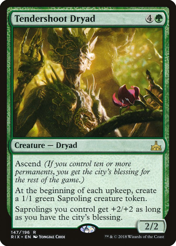 Tendershoot Dryad [Rivals of Ixalan] | Rock City Comics