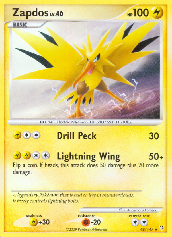 Zapdos (48/147) [Platinum: Supreme Victors] | Rock City Comics