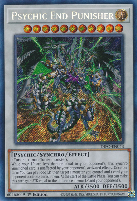 Psychic End Punisher [DIFO-EN043] Secret Rare | Rock City Comics