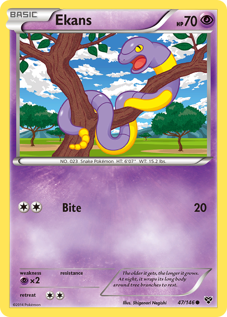 Ekans (47/146) [XY: Base Set] | Rock City Comics