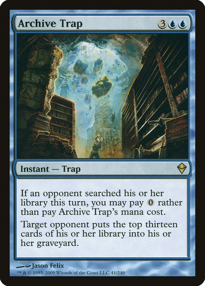 Archive Trap [Zendikar] | Rock City Comics