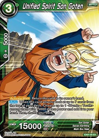 Unified Spirit Son Goten (EX01-05) [Mighty Heroes] | Rock City Comics