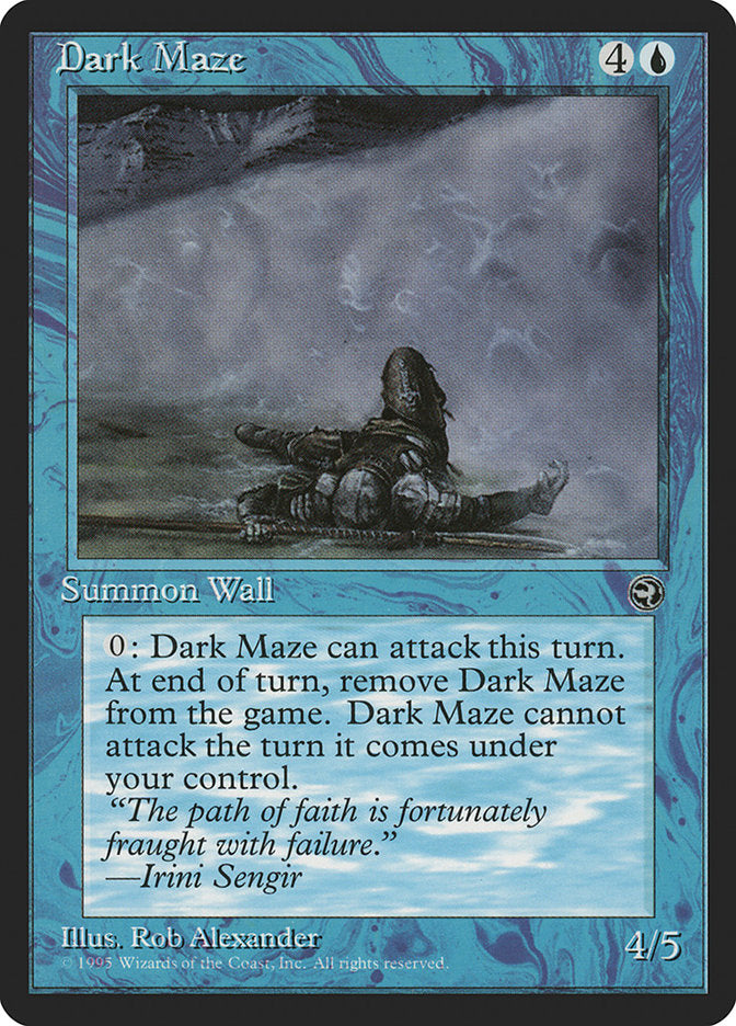 Dark Maze (Irini Sengir Flavor Text) [Homelands] | Rock City Comics