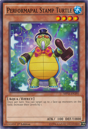 Performapal Stamp Turtle [MP15-EN195] Common | Rock City Comics