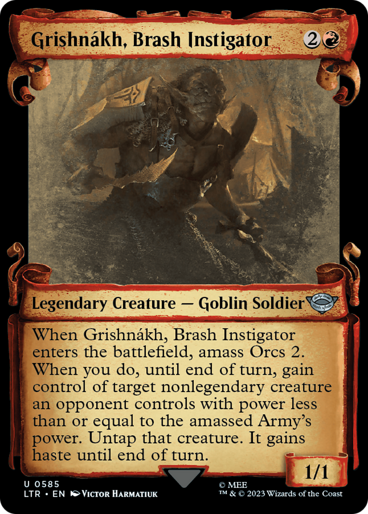 Grishnakh, Brash Instigator [The Lord of the Rings: Tales of Middle-Earth Showcase Scrolls] | Rock City Comics