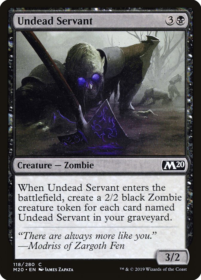 Undead Servant [Core Set 2020] | Rock City Comics