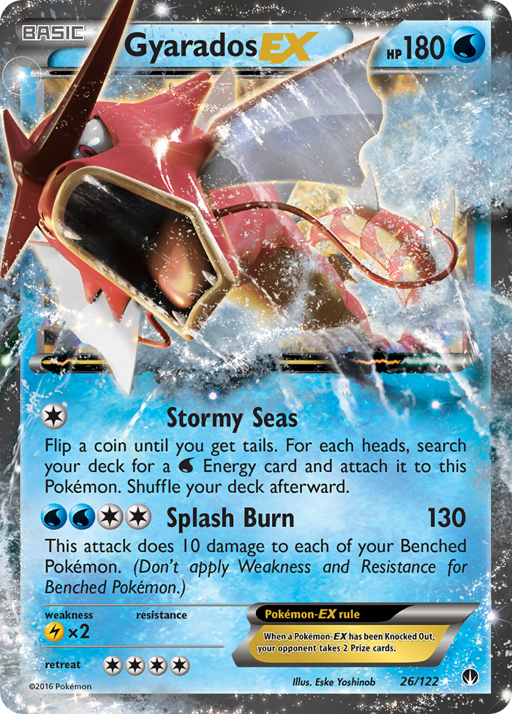 Gyarados EX (26/122) [XY: BREAKpoint] | Rock City Comics