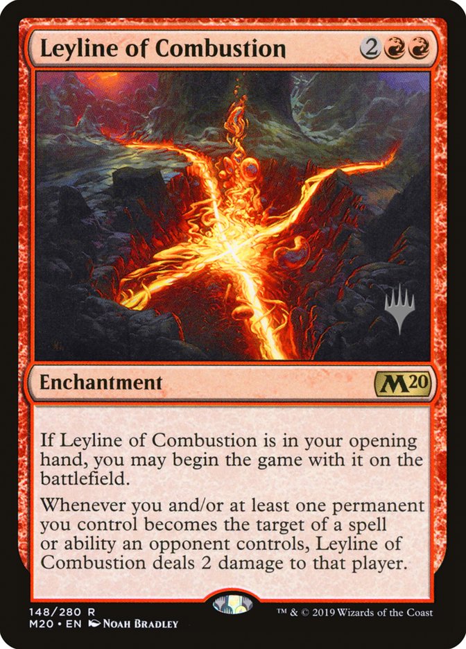 Leyline of Combustion (Promo Pack) [Core Set 2020 Promos] | Rock City Comics