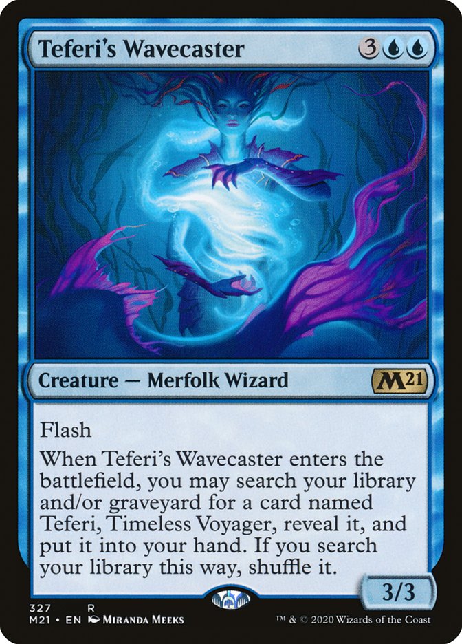 Teferi's Wavecaster [Core Set 2021] | Rock City Comics