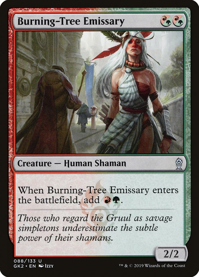 Burning-Tree Emissary [Ravnica Allegiance Guild Kit] | Rock City Comics