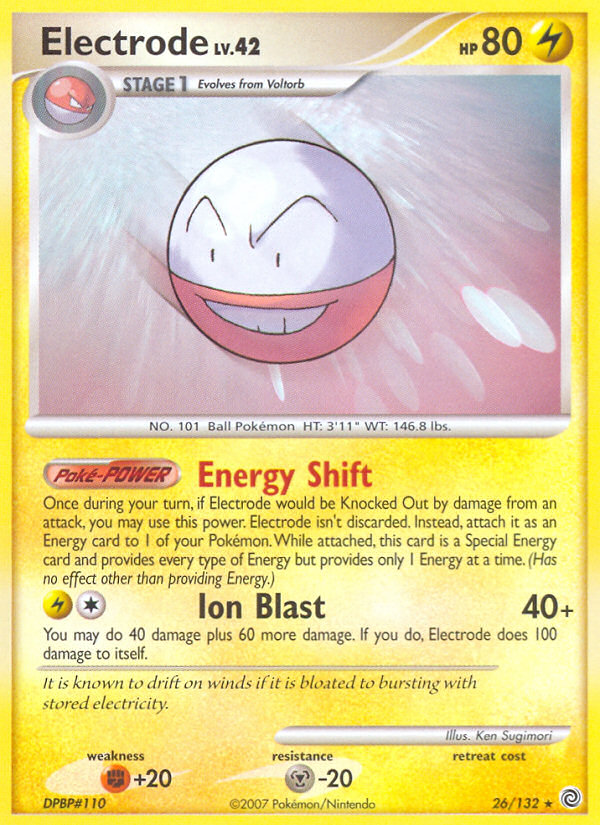 Electrode (26/132) [Diamond & Pearl: Secret Wonders] | Rock City Comics