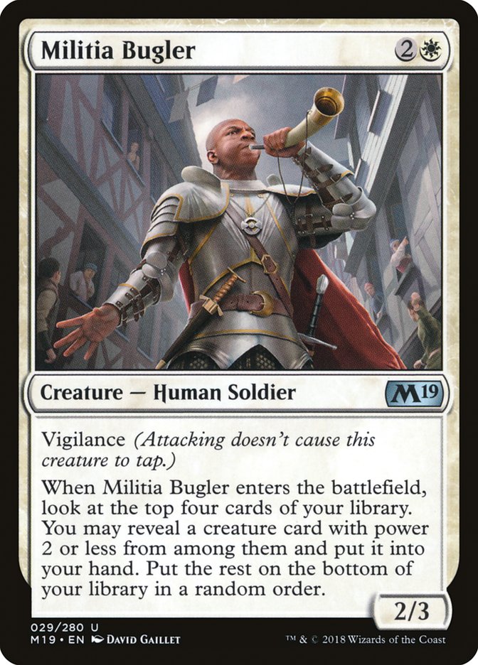 Militia Bugler [Core Set 2019] | Rock City Comics