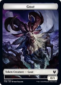 Goat // Satyr Double-sided Token [Theros Beyond Death Tokens] | Rock City Comics