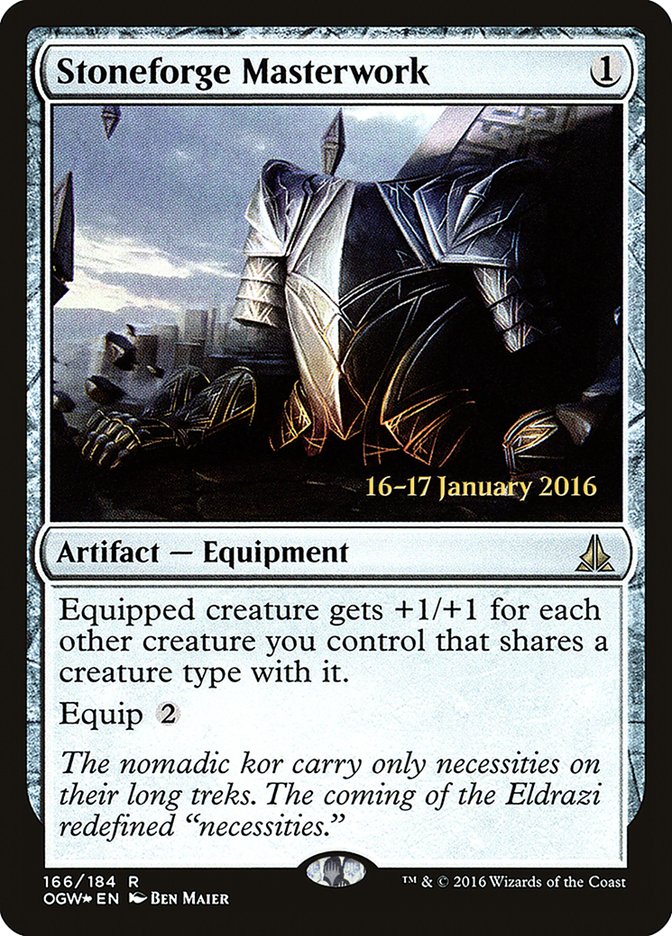 Stoneforge Masterwork [Oath of the Gatewatch Prerelease Promos] | Rock City Comics