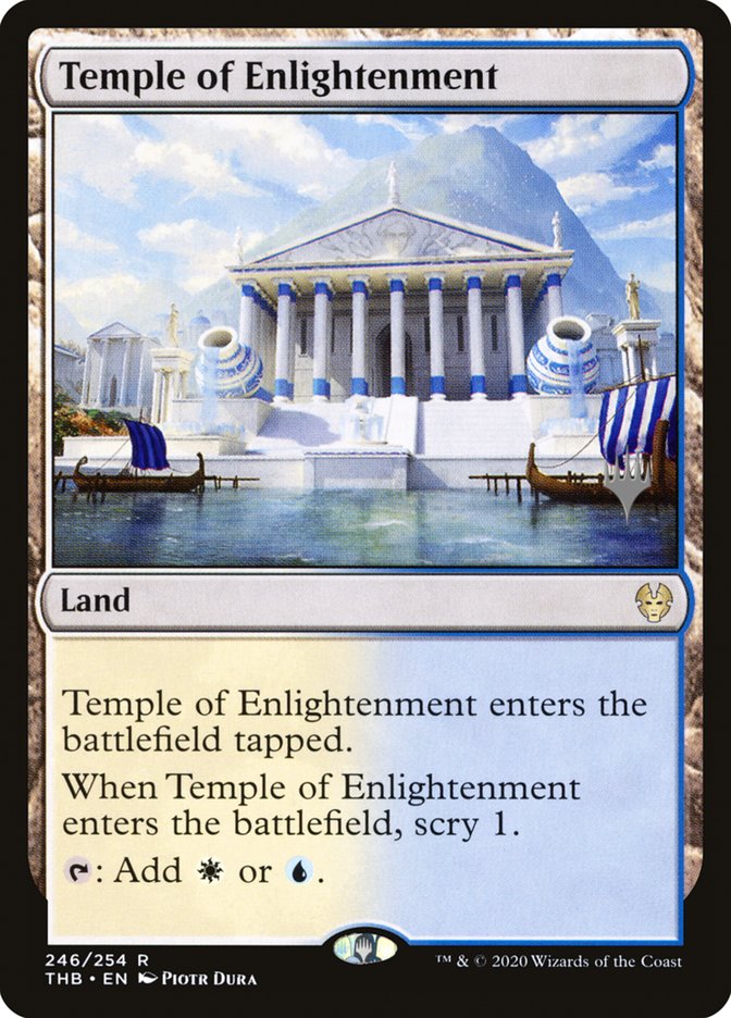 Temple of Enlightenment (Promo Pack) [Theros Beyond Death Promos] | Rock City Comics