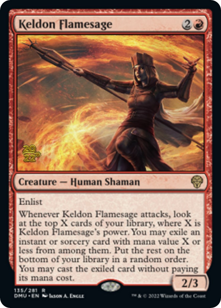 Keldon Flamesage [Dominaria United Prerelease Promos] | Rock City Comics