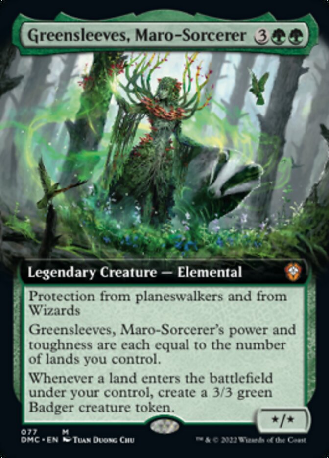 Greensleeves, Maro-Sorcerer (Extended Art) [Dominaria United Commander] | Rock City Comics