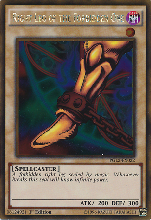 Right Leg of the Forbidden One [PGL2-EN022] Gold Rare | Rock City Comics