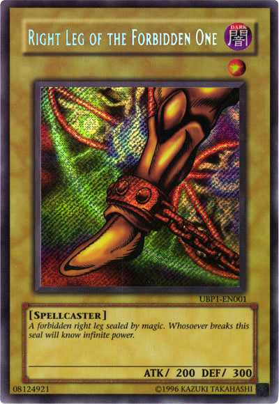 Right Leg of the Forbidden One [UBP1-EN001] Secret Rare | Rock City Comics