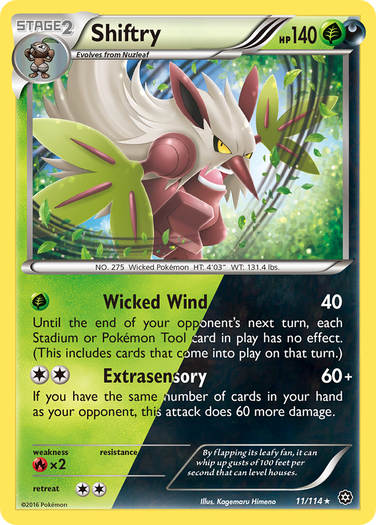 Shiftry (11/114) [XY: Steam Siege] | Rock City Comics