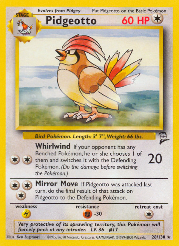 Pidgeotto (28/130) [Base Set 2] | Rock City Comics