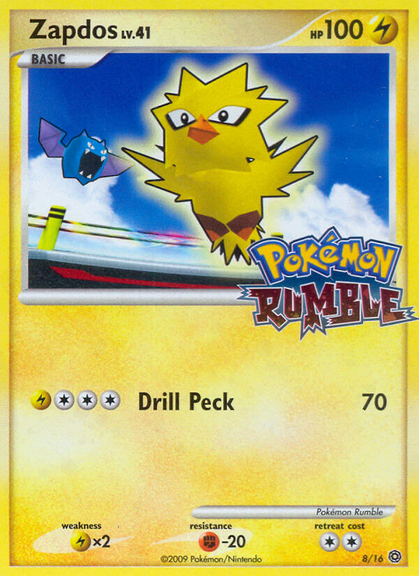 Zapdos (8/16) [Pokémon Rumble] | Rock City Comics