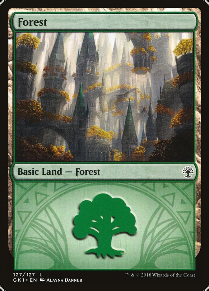 Forest (127) [Guilds of Ravnica Guild Kit] | Rock City Comics