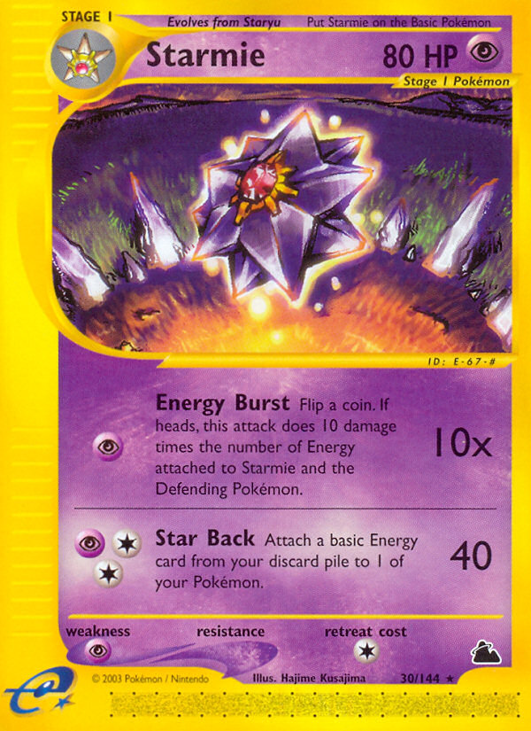 Starmie (30/144) [Skyridge] | Rock City Comics