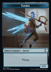 Faerie // Rogue Double-sided Token [Streets of New Capenna Commander Tokens] | Rock City Comics