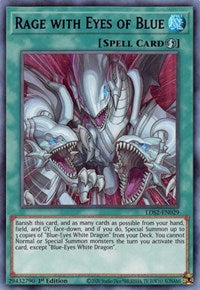 Rage with Eyes of Blue (Blue) [LDS2-EN029] Ultra Rare | Rock City Comics