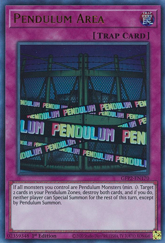 Pendulum Area [GFP2-EN170] Ultra Rare | Rock City Comics