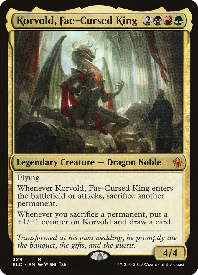 Korvold, Fae-Cursed King [Throne of Eldraine] | Rock City Comics