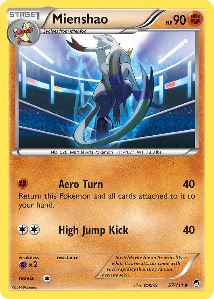 Mienshao (57/111) [XY: Furious Fists] | Rock City Comics