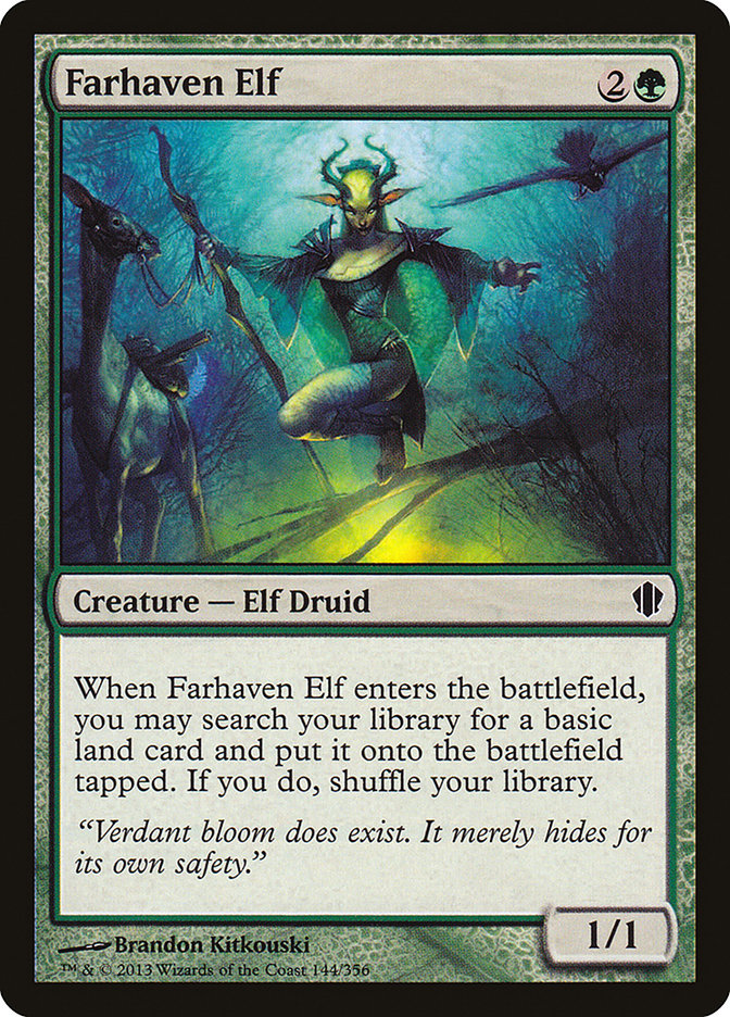 Farhaven Elf [Commander 2013] | Rock City Comics