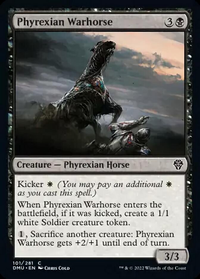 Phyrexian Warhorse [Dominaria United] | Rock City Comics