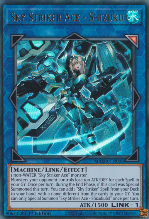 Sky Striker Ace - Shizuku [MAMA-EN006] Ultra Rare | Rock City Comics