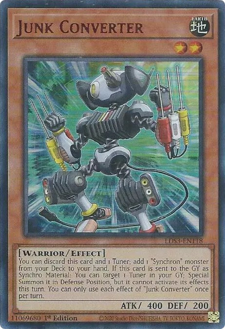 Junk Converter (Red) [LDS3-EN118] Ultra Rare | Rock City Comics