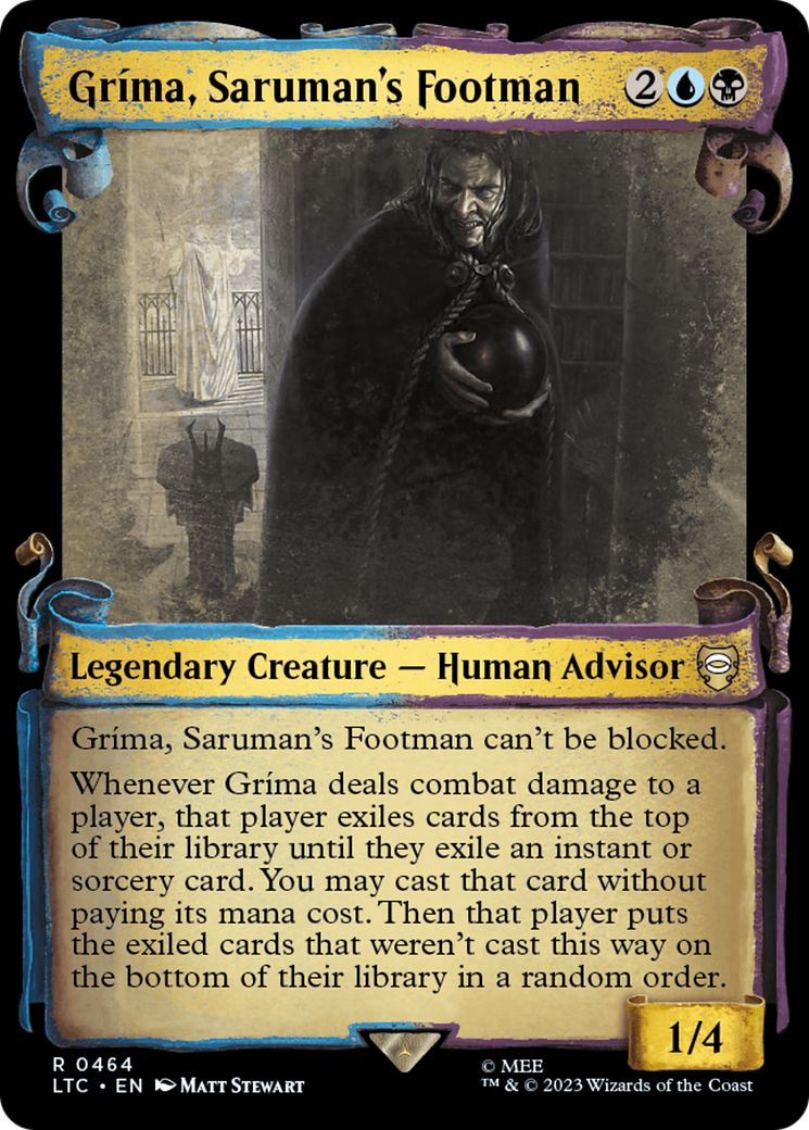 Grima, Saruman's Footman [The Lord of the Rings: Tales of Middle-Earth Commander Showcase Scrolls] | Rock City Comics