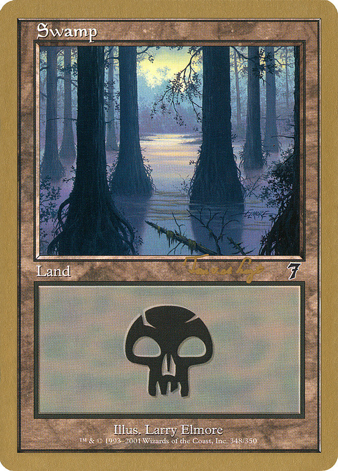 Swamp (tvdl348) (Tom van de Logt) [World Championship Decks 2001] | Rock City Comics