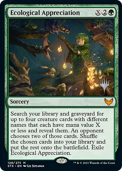 Ecological Appreciation (Promo Pack) [Strixhaven: School of Mages Promos] | Rock City Comics