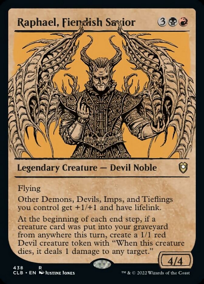 Raphael, Fiendish Savior (Showcase) [Commander Legends: Battle for Baldur's Gate] | Rock City Comics
